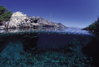 Turkey. The contrast of above and below the waterline