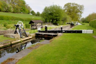 Belan locks,Montgomery canal,near Welshpool,Powys,Wales,UK.May 2006.