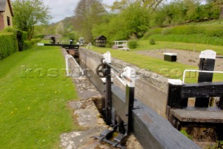 Belan bottom lock,Montgomery canal,near Welshpool,Powys.May 2006.