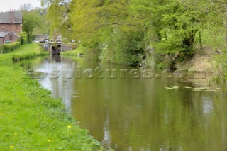 Belan bottom lock,Montgomery canal,below bridge 121,near Welshpool,Powys,Wales,UK.May 2006.