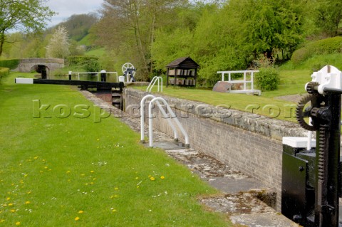 Belan bottom lockMontgomery canalnear WelshpoolPowysMay 2006