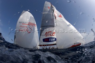 Valencia, 04 04 06. 32nd Americas Cup Luna Rossa Challenge.  ITA 86