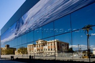 Valencia, 22 03 07. Team bases. BMW ORACLE Racing