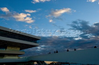 Valencia, 24 03 0732nd Americas Cup Port Americas Cup .Veles e Vents Building