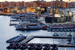 Valencia, 24 03 0732nd Americas Cup Port Americas Cup .Team Bases