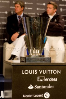 Valencia, 14 04 2007Louis Vuitton Cup RR1Skippers Press Conference, Michel Bonnefous, President of the Organisation of the 32nd Americas Cup,Yves Carcelle, President of Louis Vuitton Malletier