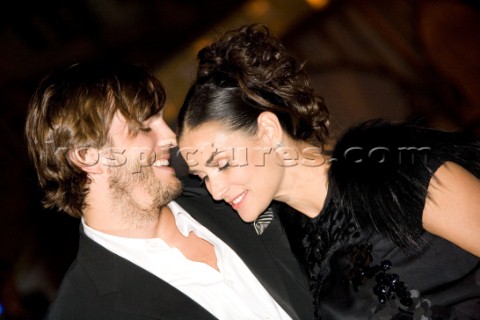 Valencia 15 04 2007 Louis Vuitton Cup Prada Party at the Mercato Central in Valencia Demi Moore and 