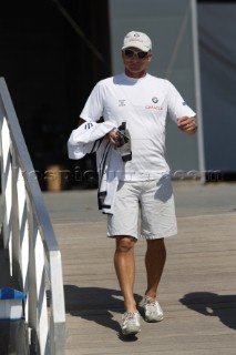 19/09/2006 - Valencia (Spain) - Americas Cup - BMW ORACLE Racing - September 2006 training - Chris Dickson (NZ)