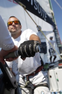 19/09/2006 - Valencia (Spain) - Americas Cup - BMW ORACLE Racing - September 2006 training - Nick Partridge (NZ)