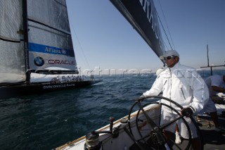 19/09/2006 - Valencia (Spain) - Americas Cup - BMW ORACLE Racing - September 2006 training - Chris Dickson (NZ)