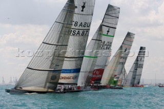 Fleet Start of Act 13 in Valencia