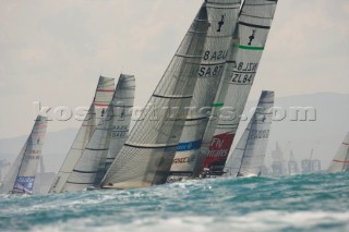 Fleet Start of Act 13 in Valencia