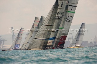 Fleet Start of Act 13 in Valencia