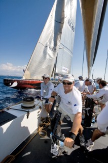 Crew work and teamwork onboard BMW Oracle