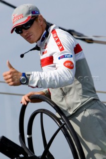 Valencia, 16 05 2007. Louis Vuitton Cup Semi Finals. Luna Rossa Challenge. James Spithill.