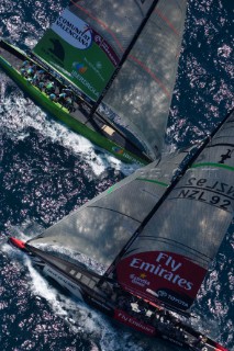 Emirates Team New Zealand racing Desafio Espanol