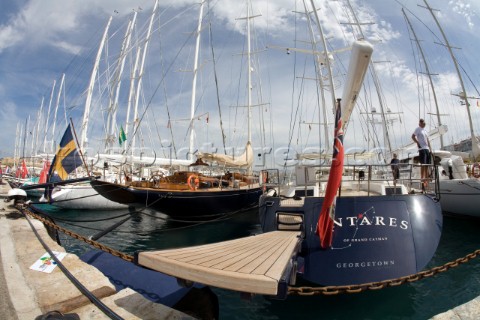 PALMA MAJORCA  JUNE 16TH  Fiftytwo of the worlds largest and most expensive sailing superyachts have