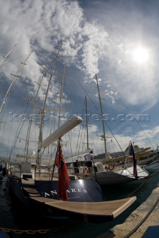 PALMA MAJORCA  JUNE 16TH  Fiftytwo of the worlds largest and most expensive sailing superyachts have