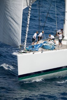 Visione sailing on Fortis Day on June 17th 2007. Fifty-two of the worlds largest and most expensive sailing superyachts have gathered in Majorca for The Superyacht Cup Ulysse Nardin 2007. (Photo by Kos/Kos Picture Source)