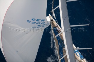 Visione. Fifty-two of the worlds largest and most expensive sailing superyachts have gathered in Majorca for three days of sailing and social events.