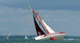 COWES, ENGLAND - August 13th: The Open 60 Generali  Rolex Fastnet Race 2007