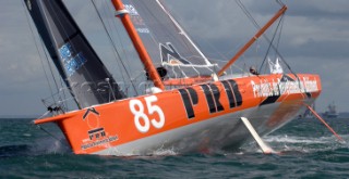 COWES, ENGLAND - August 13th: The Open 60 PRB (Fra)  Rolex Fastnet Race 2007