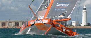 COWES, ENGLAND - August 13th: The Open 60 PRB (Fra)  Rolex Fastnet Race 2007