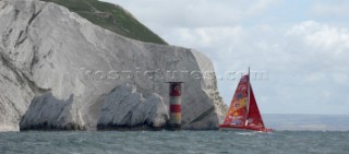 COWES, ENGLAND - August 13th: The Open 60 Estrella Damn  Rolex Fastnet Race 2007