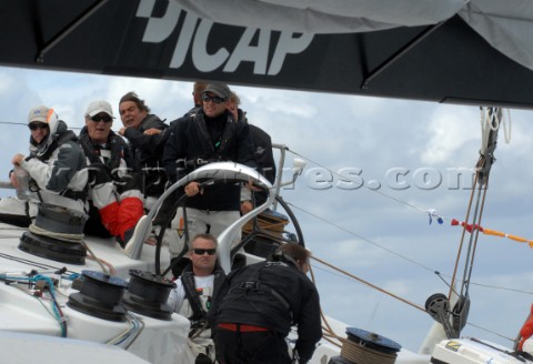 COWES ENGLAND  August 13th The crew of ICAP Leopard  Rolex Fastnet Race 2007
