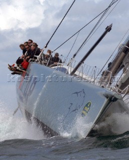 COWES, ENGLAND - August 13th: ICAP Leopard (UK)  Rolex Fastnet Race 2007