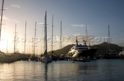 The Superyacht Cup 2007 in Antigua in the Caribbean