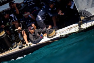 Auckland, 26 01 2009. Louis Vuitton Pacific Series. Practice Day. Emirates Team New Zealand.