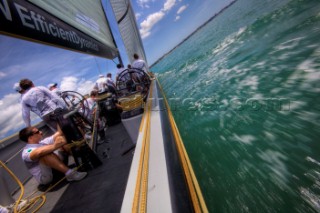 Auckland, 29 01 2009. Louis Vuitton Pacific Series. Practice Day. Damiani Italia Challenge on board.