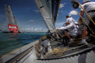 Auckland, 29 01 2009. Louis Vuitton Pacific Series. Practice Day. Damiani Italia Challenge on board.