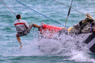 Auckland, 30 01 2009. Louis Vuitton Pacific Series. Luna Rossa Challenge