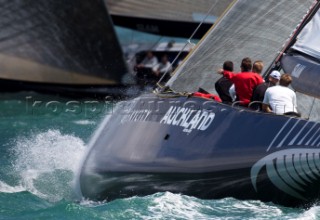 Auckland, 31 01 2009. Louis Vuitton Pacific Series. China Team vs Damiani Italia Challenge