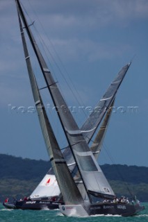 Auckland, 31 01 2009. Louis Vuitton Pacific Series. Damiani Italia Challenge and China Team