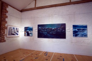 Voyage - Art Exhibition by Pippa Blake and Kos including combined work in pastels and limited edition prints photography at the Moncrieff-Bray Gallery in Petworth until June 21st.