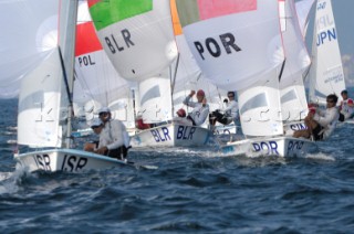 Mens 470 fleet Qingdao 2008 Olympics