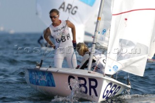 Christina Bassadone & Saskia Clark GBR 470 Womens event at Qingdao