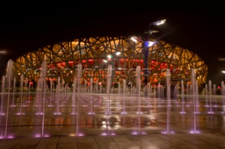 Beijing - 06/08/08. OLYMPIC GAMES 2008. The Birds Nest National Stadium in Beijing. Photo: ©©Carlo Borlenghi/