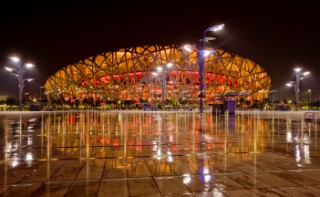 Beijing - 06/08/08. OLYMPIC GAMES 2008. The Birds Nest National Stadium in Beijing. Photo: ©©Carlo Borlenghi/