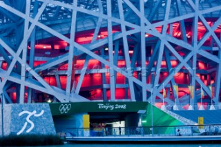 Beijing - 07/08/08. OLYMPIC GAMES 2008. The Bird Nest National Stadium  in  Beijing. Photo: ©©Carlo Borlenghi/