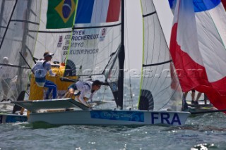 Qindao - 10/08/2008OLYMPIC GAMES 200849er - France - Emmanuel Dyen and Yann RocherieuxPhoto: ©©Carlo Borlenghi/