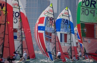 Qindao - 10/08/2008OLYMPIC GAMES 200849er  Regatta Day 1Photo: ©©Carlo Borlenghi/