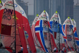 Qindao - 10/08/2008OLYMPIC GAMES 200849er  Regatta Day 1Photo: ©©Carlo Borlenghi/