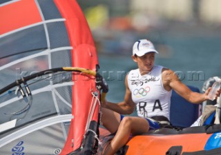 Qindao - 11/08/2008RS:X Windsurfer Womens - France - Faustine MerretPhoto: ©©Carlo Borlenghi/