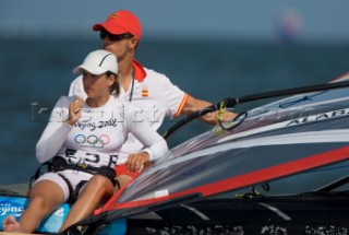 Qindao - 11/08/2008Windsurfer Womens - Spain - Marina AlabauPhoto: ©©Carlo Borlenghi/