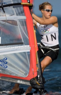 Qindao - 11/08/2008RS:X Windsurfer Womens - Finland - Tuuli PetajaPhoto.Carlo Borlenghi/