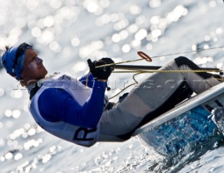 XIXX Olympic Games. Qindao (CHN) - Aug.8th -24th, 2008. 12nd August. Laser - Norway - Kristian Ruth.